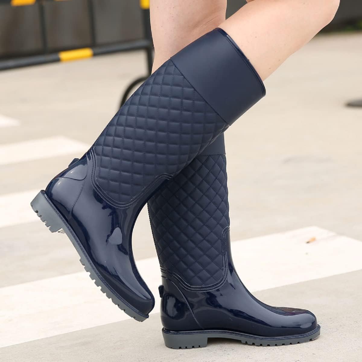Dames Waterdichte Rubberlaarzen Ademend Antislip En Modieus Halfhoog Tuinschoenen 118 2011482