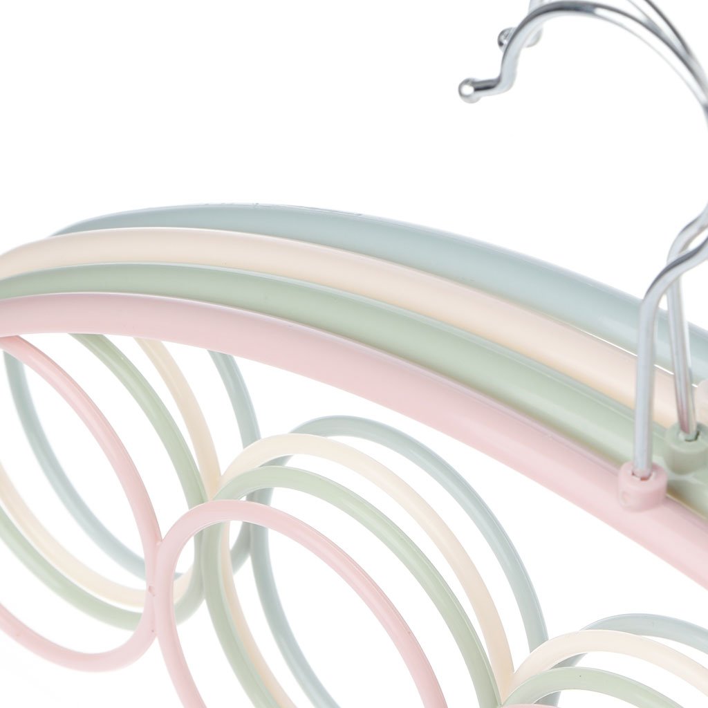 1Pc 5 Slots Rope Holder Ties Hanger Belt Rack Scarves Hanger Organizer Home Stainless Steel Velvet Plastic Black Pants Hangers with Clips Heavy Duty Metal Slip Pants Hangers for Men