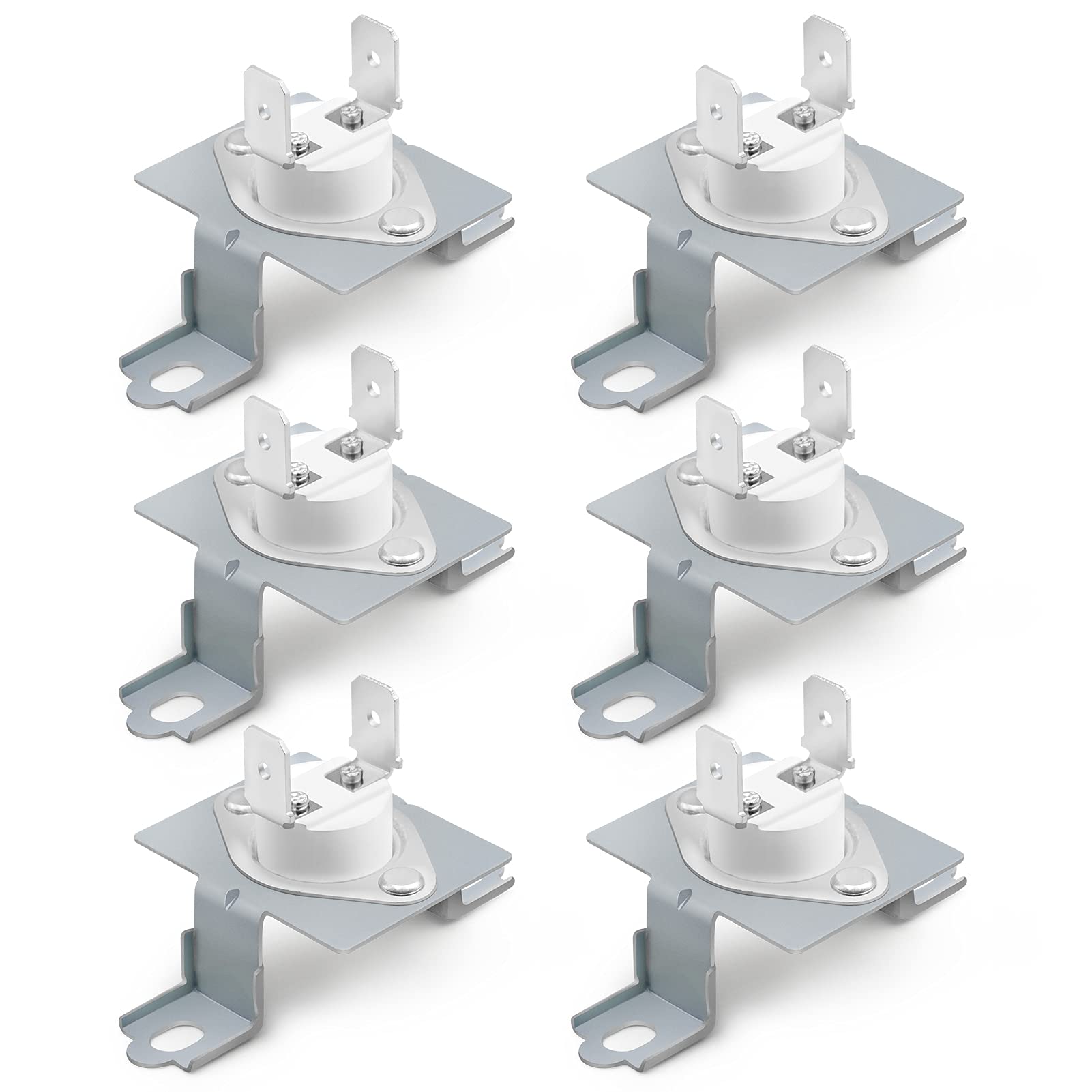 DC96-00887A Thermal Cut Off Fuse 6 Pack - Compatible with Samsung Dryer, Replaces 2074129, WP35001193, AP4207819, AP5966894, PS11741829
