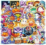 Halloween Adesivi, 100pcs Adesivi per Bambini di Halloween, Halloweens Stickers, Adesivis Zucca di Halloweens, Adesivis a Tema Halloweenes Decorazioni, Vinile Halloweenes Feste Adesivies (Colore B)