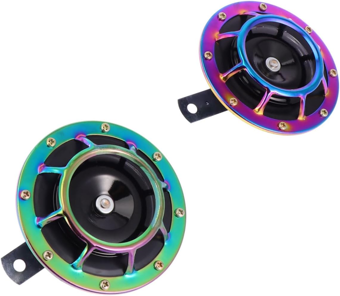 STOBAZA Car Snail Horn 12V Basin Type Horn Kit Modified Motorcycle Vehicle Compatible Loudspeaker