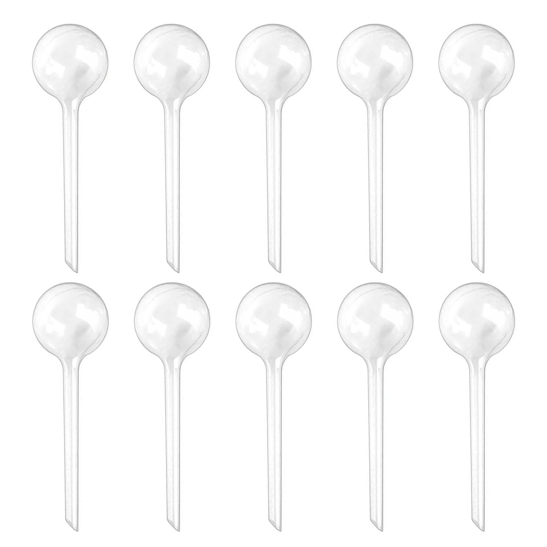 Globes d'arrosage automatique x10 en plastique transparent pour plantes