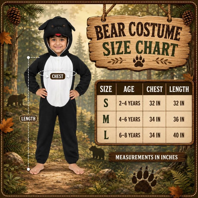 Image of Animal Costume for Kids | Plush Fancy Dress Costume for Boys & Girls |School Fancy Dress, Annual Day, Jungle Theme, Role Play, Halloween & Birthday Party