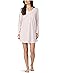 Eileen West Cotton Knit Long Sleeve Short Nightshirt - Main View