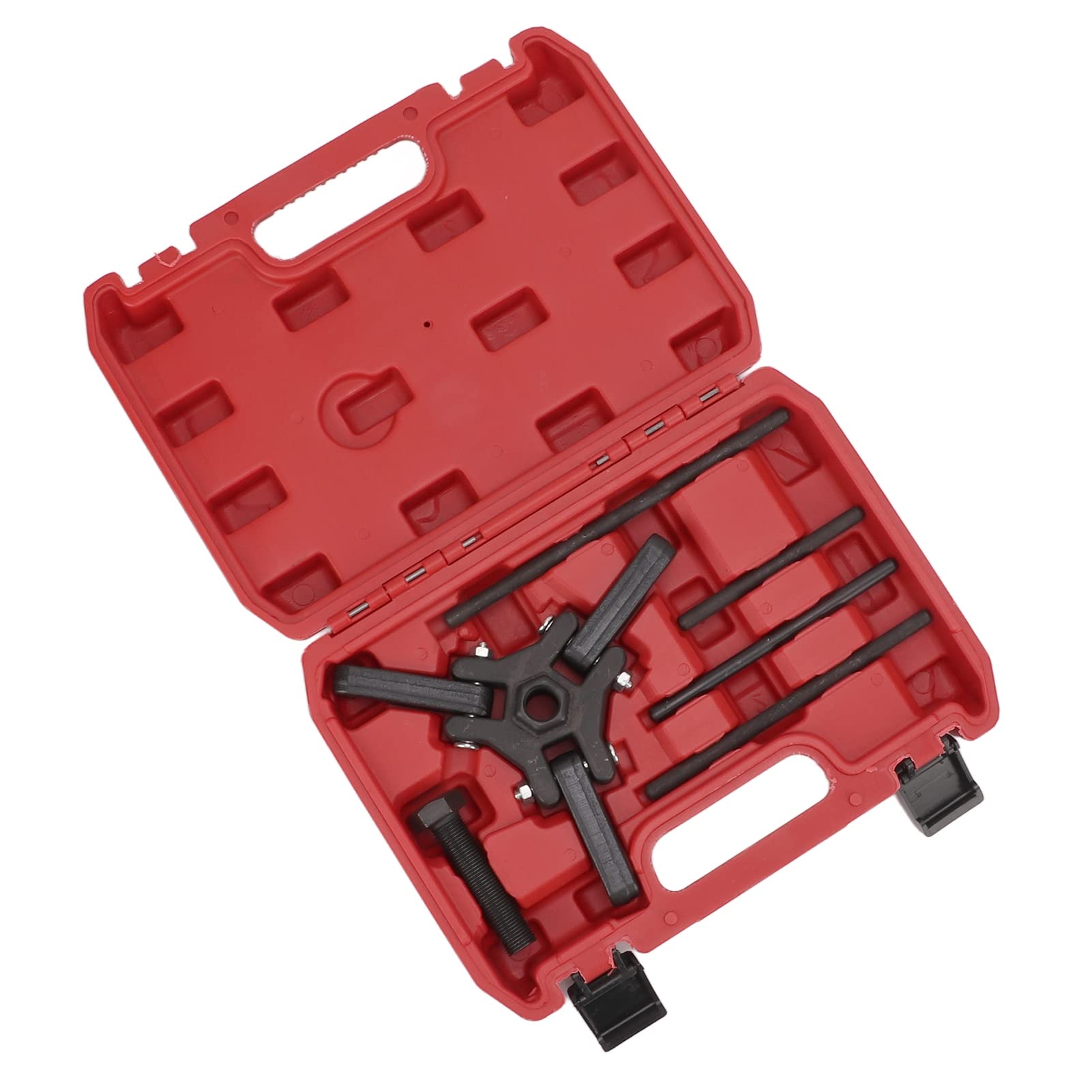 Juego de Extractores de Equilibrador Armónico, Herramienta de Reparación de Motor de Extractor de Acero Al Carbono, 6 Piezas, Kit de Extractor de Polea de Amortiguador Armónico, Herramientas de Repara