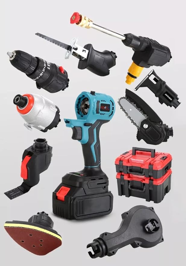 KROST Cordless Drill Kit 21V(37V MAX) Electric Drill Tool Combo 9In
