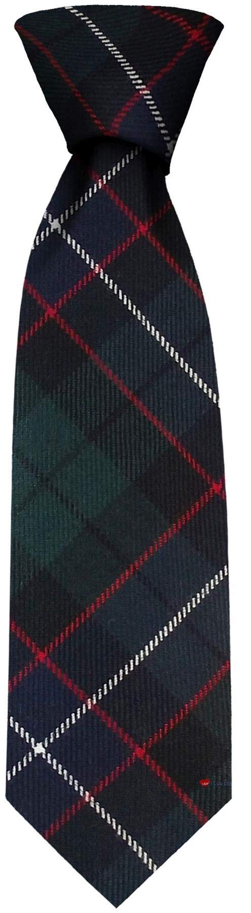 I LUV LTD Gents Neck Tie Russell Modern Tartan Lightweight Scottish Clan Tie