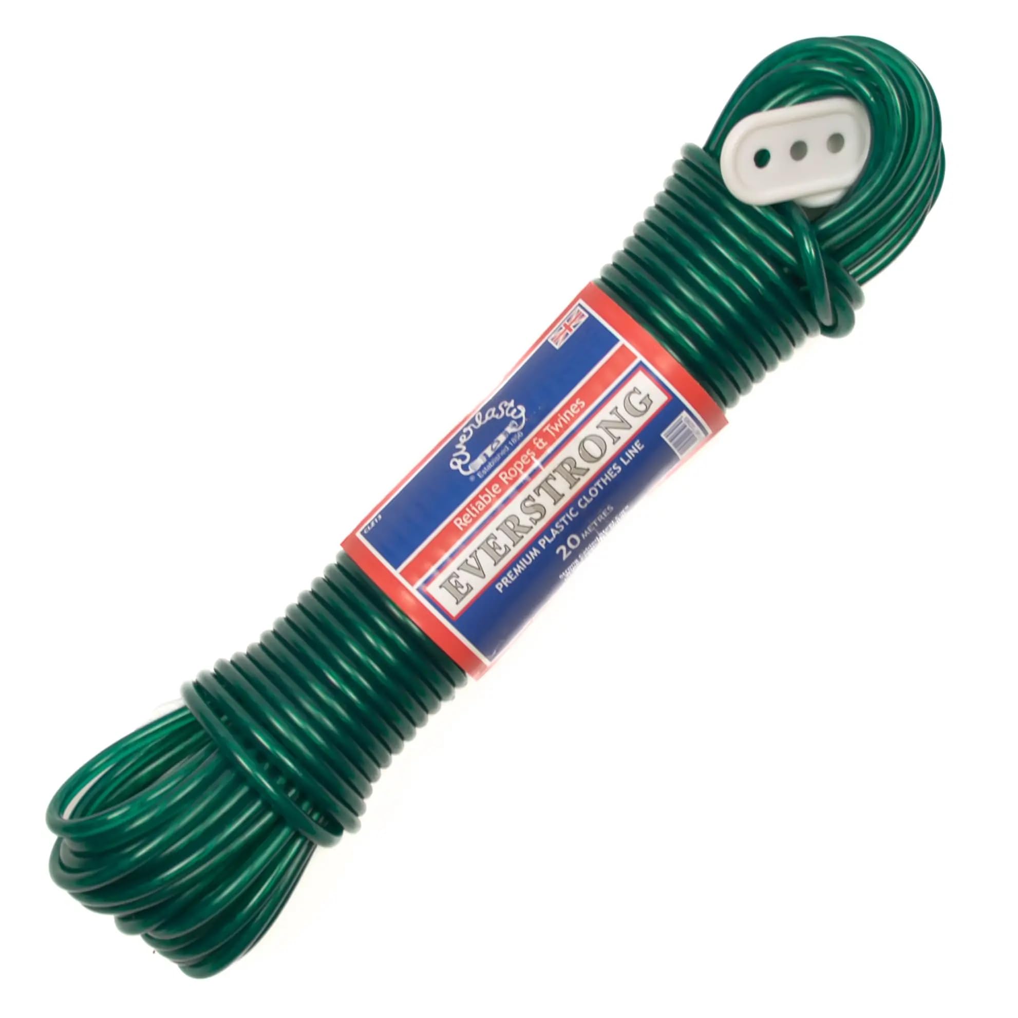 Everlasto 'Everstrong' Premium Quality Steel Core PVC Clothesline Washing Line 4.7mm Thick (Green, 4.7mm x 50M)