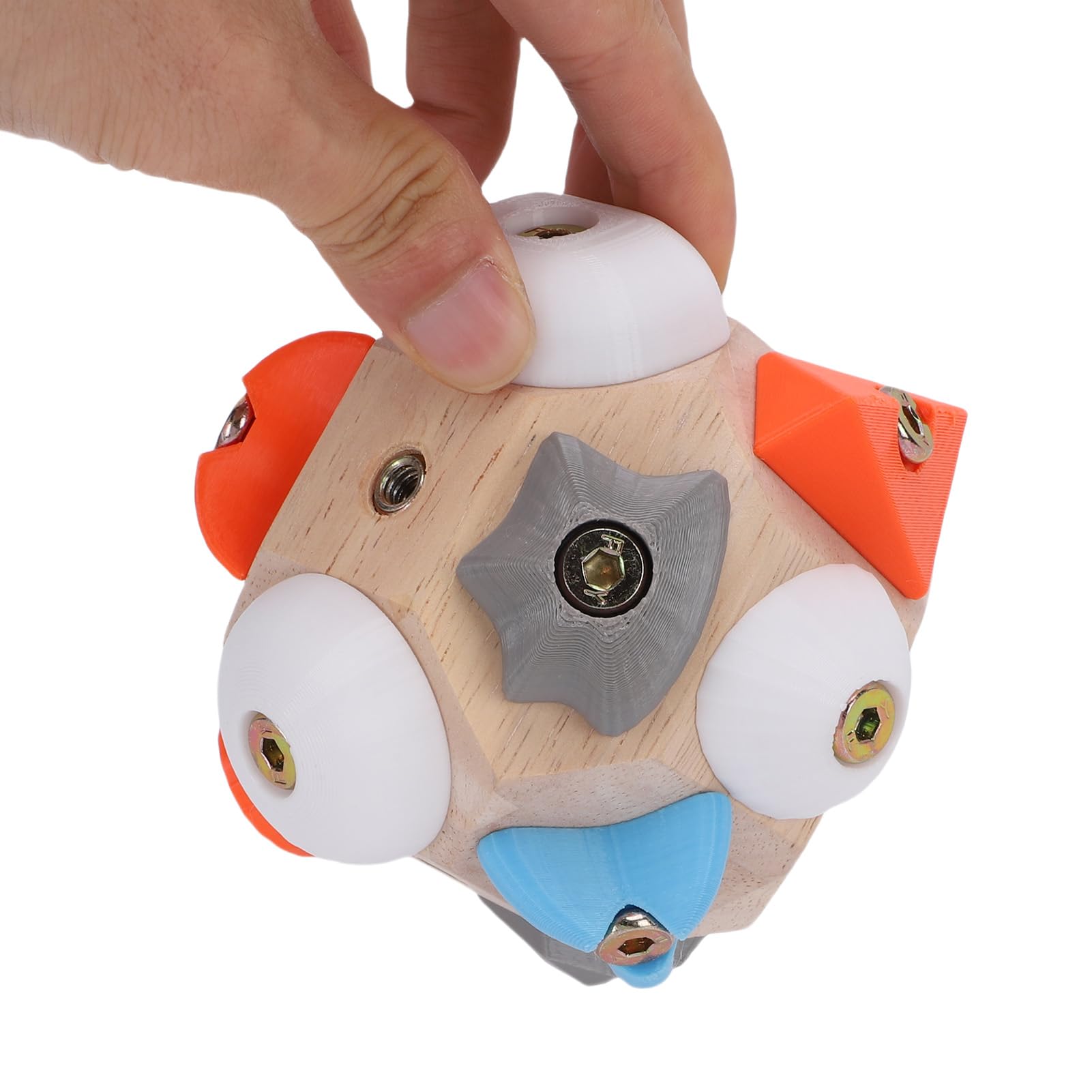 Bola de Roca para Escaladores, Bola de Escalada en Roca 3D Hecha a Mano, Herramienta de Entrenamiento de Escalada en Roca Portátil Compacta, Entrenamiento de Fuerza con los