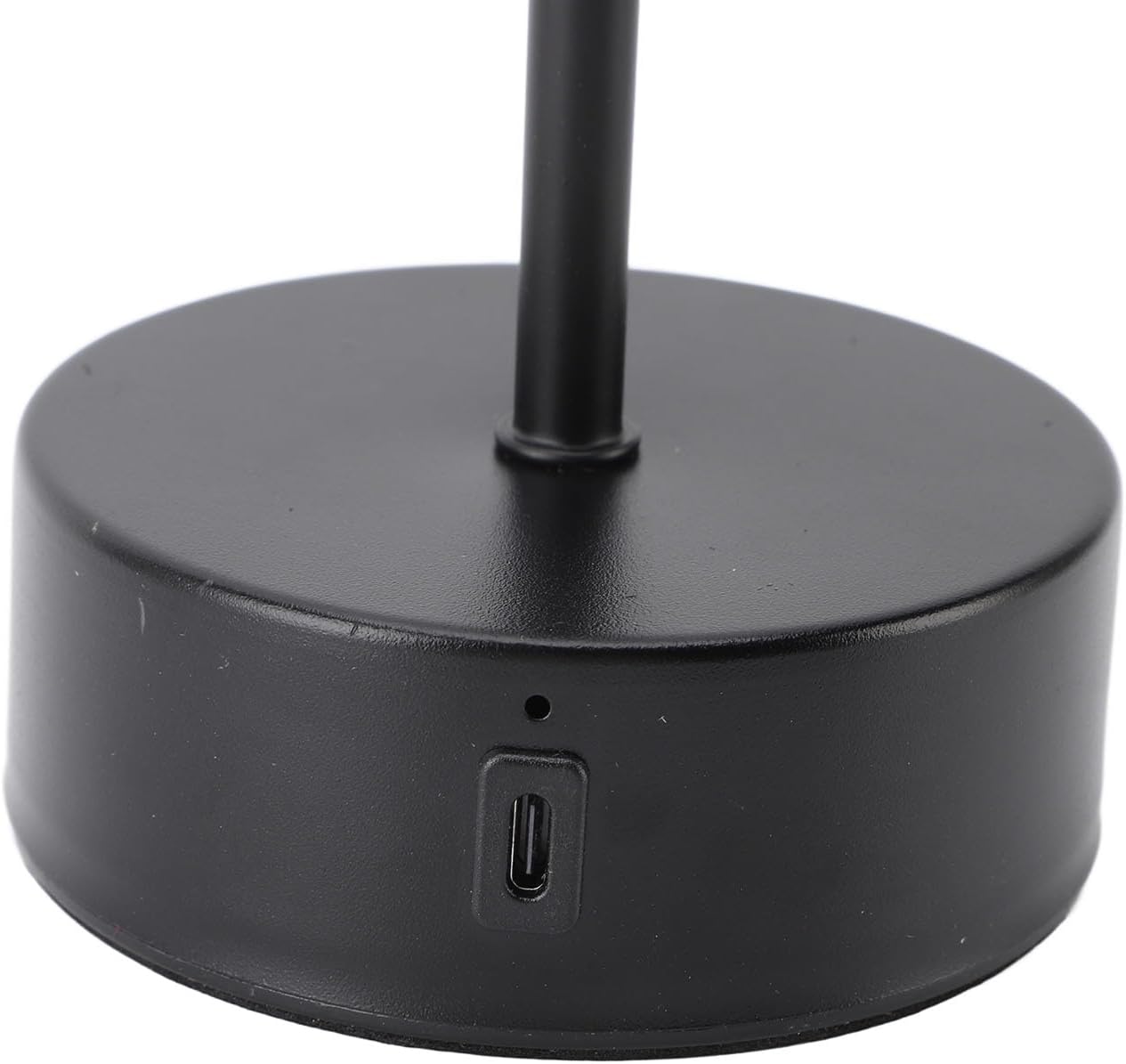 Modern LED Desk Lamp, Iron Table Lamp with Touch Control, 3 Brightness Modes, Rechargeable Cordless Light for Home and Office