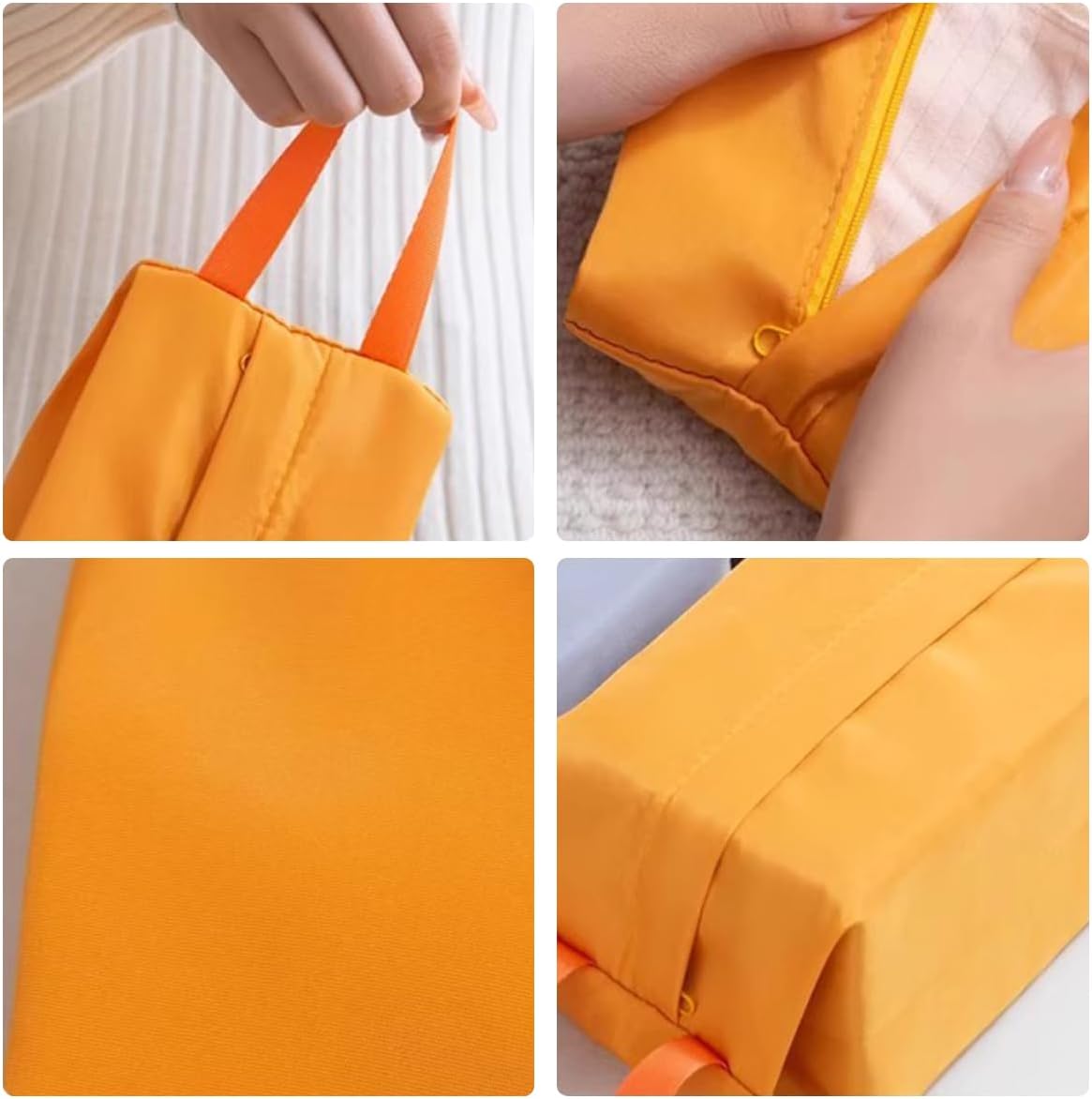 4Pcs Travel Underwear Organizer Bag Travel Socks Organizer Bag Portable Packing Organizers for Lingerie Panties Cosmetics