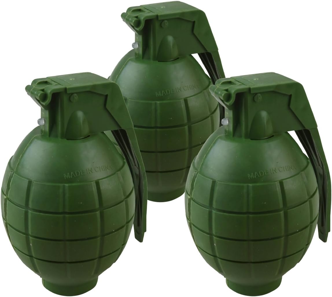 Kombat Set of 3 Toy Grenades Amazon.co.uk Toys & Games