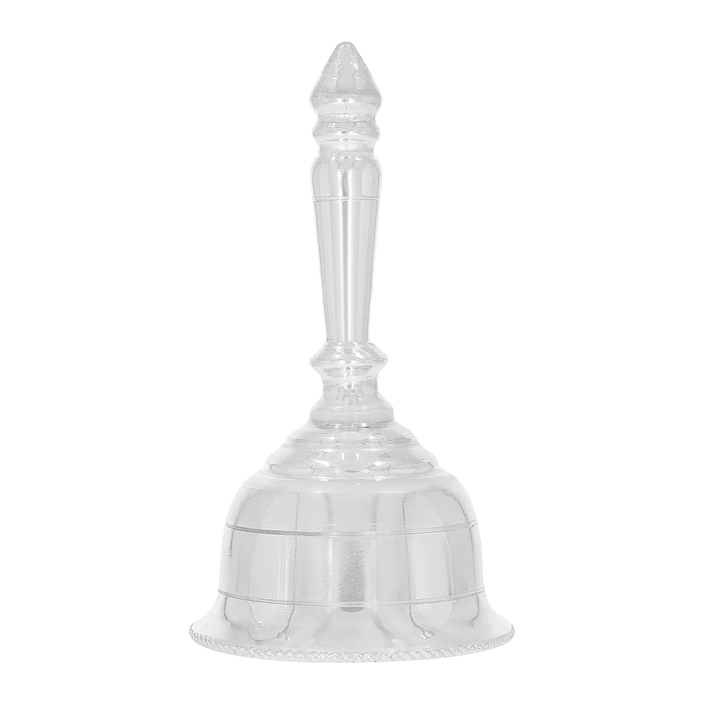 WHP Jewellers Pure Silver Temple Bell Ghanti with Melodious Sound_SPJD22042504