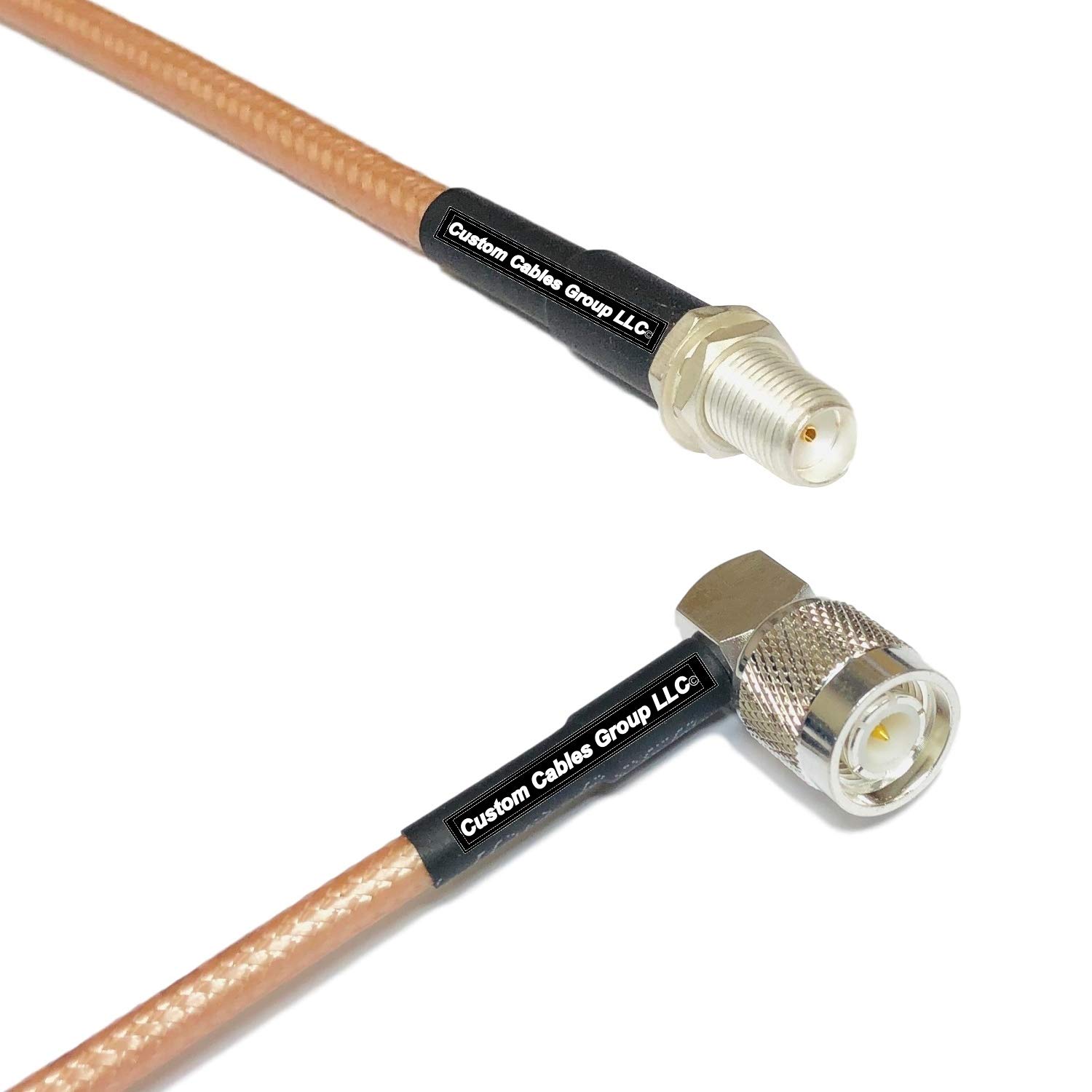 3 feet RG142 SMA Female to TNC Male Angle RF Coaxial Cable