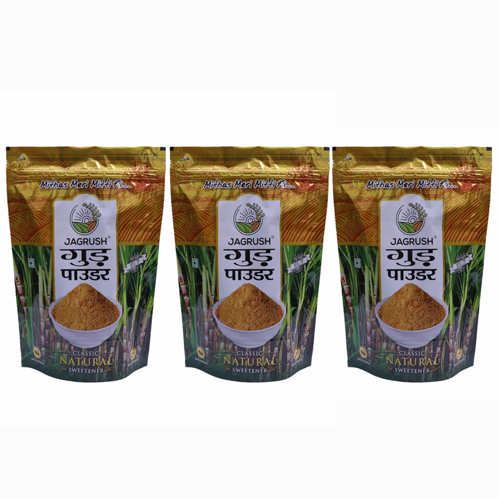 JAGRUSH Mithas Meri Mitti Ki Jagrush Natural GUR POWDER-PACK OF 3 Powder 1350gm (B09VDF9SSH) Amazon Price History, Amazon Price Tracker