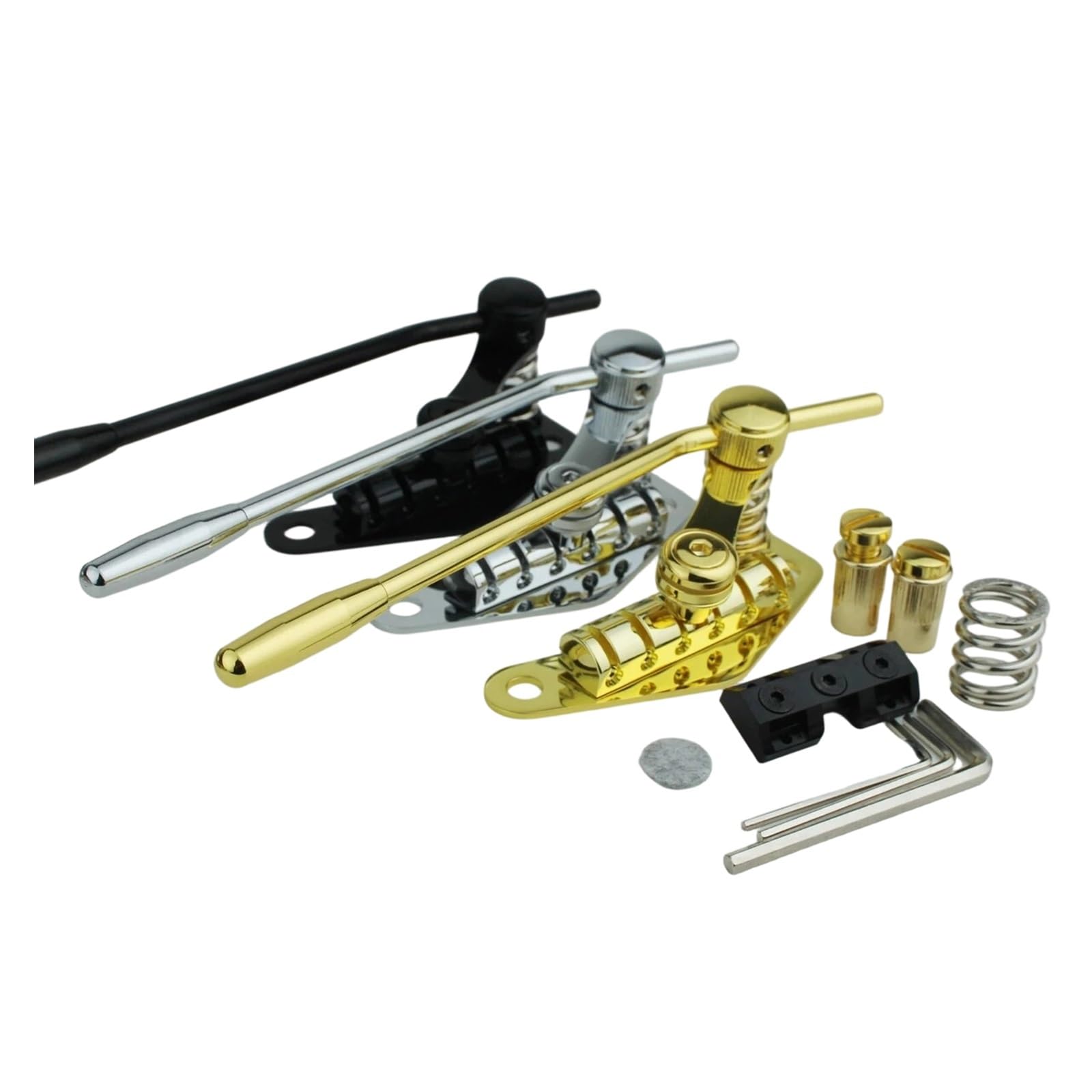 Cordal De Guitarra Con Puente Vibrato Adecuado Para Principiantes Puente De Guitarra Profesional(Bk)