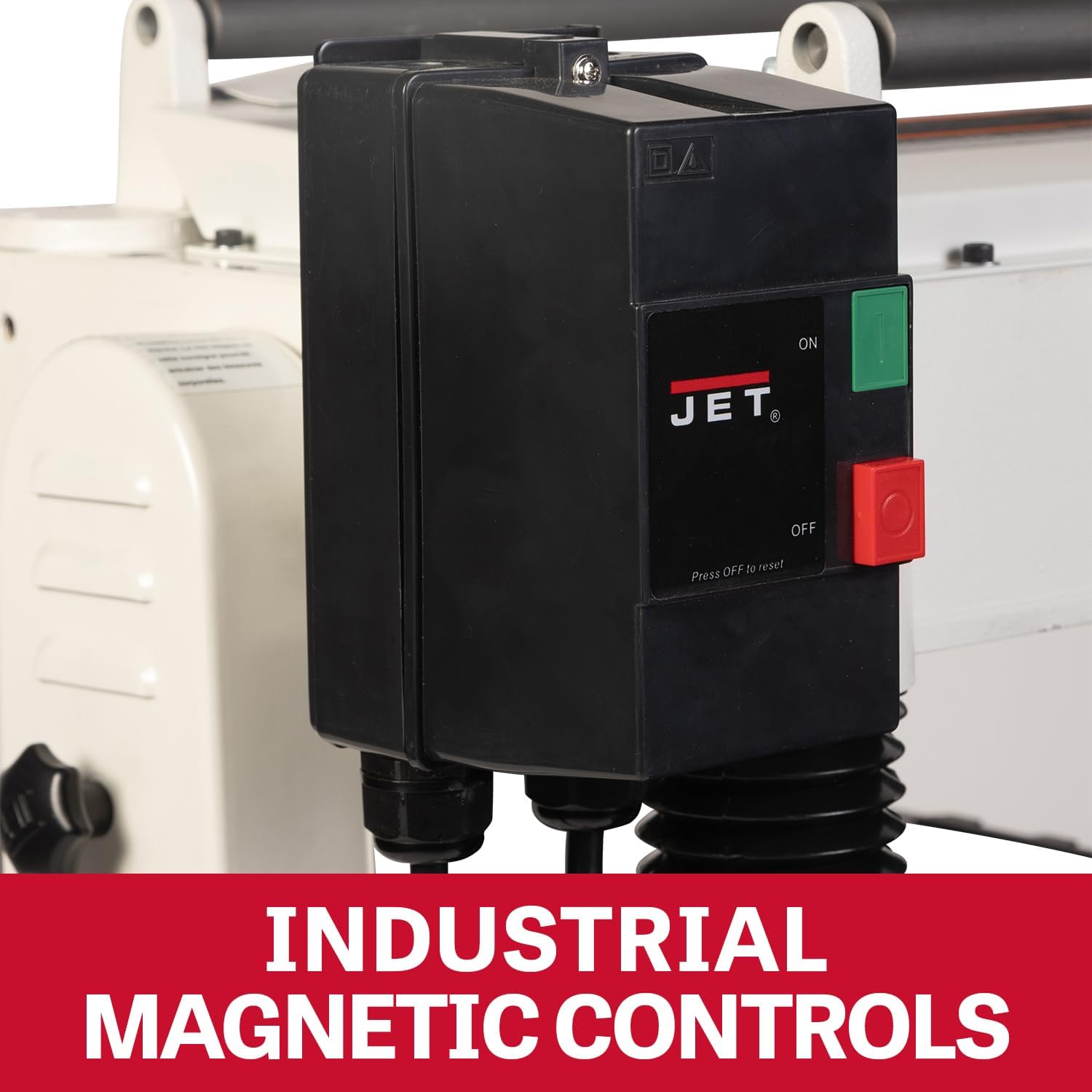 JET Black 20-Inch Thickness Planer for Woodworking, Helical Style Cutterhead with 2-Speed (24 FPM / 31 FPM) Feed Rate, 5 HP, 230V 1Ph (JPW-208HH-BLK)