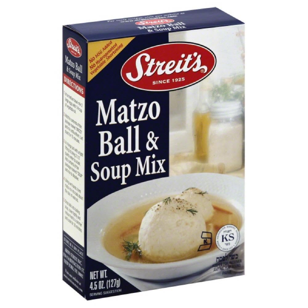 Amazon.com: Streit's Matzo Ball And Soup Mix, 4.75-Ounce Units