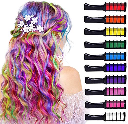 KC Republic Hair Chalk for Girls, 12 Pack, Multicolor
