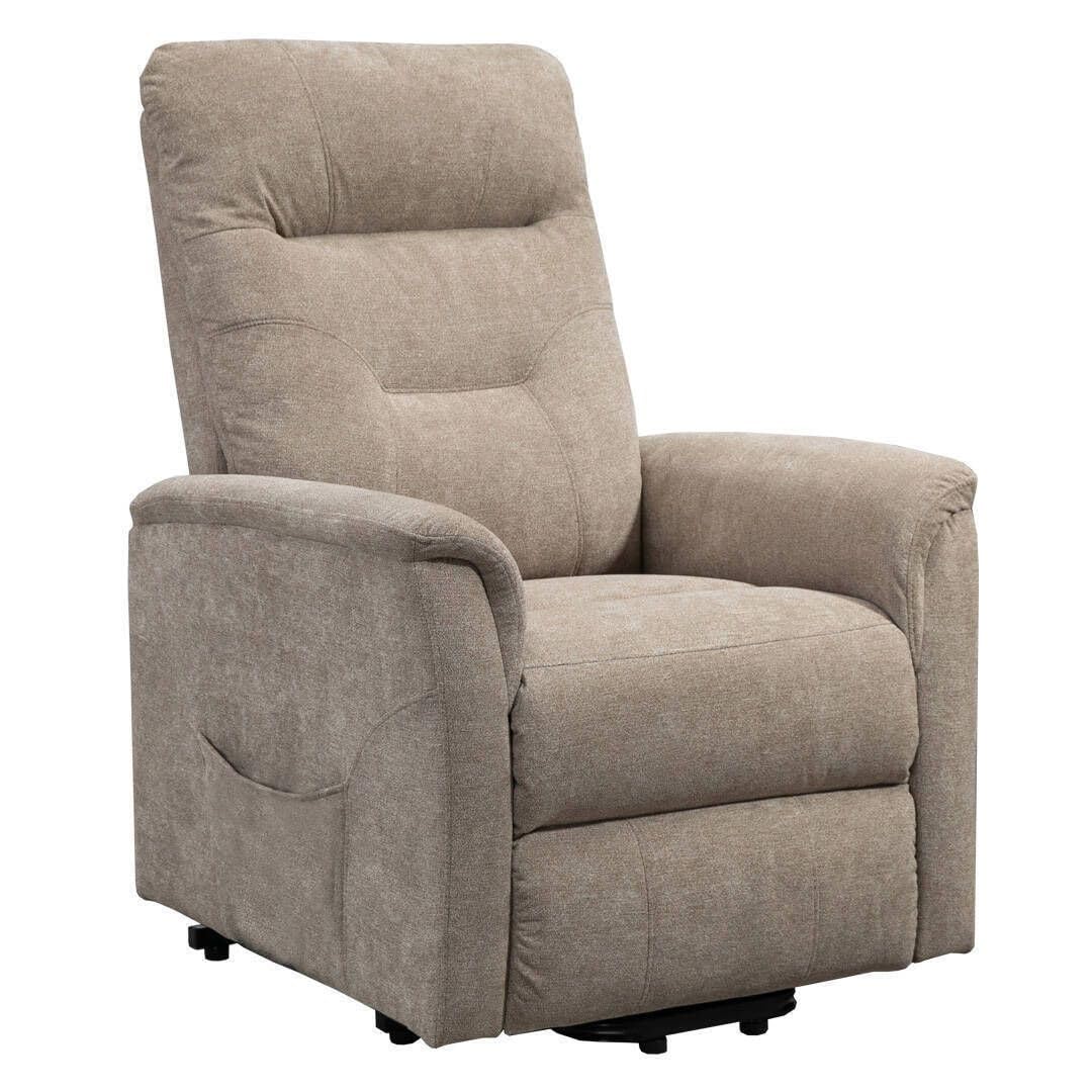 SHIITO | Sillón Relax Manual | Máximo Relax y Comodidad | Modelo Argos - Beige | 110 x 92 x 78 cm