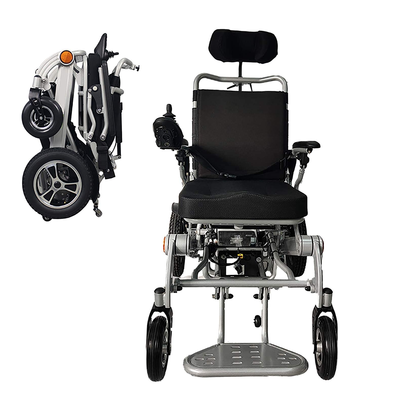 Buy LLSS Folding Lightweight Reclining Electric Wheelchair,Automatic