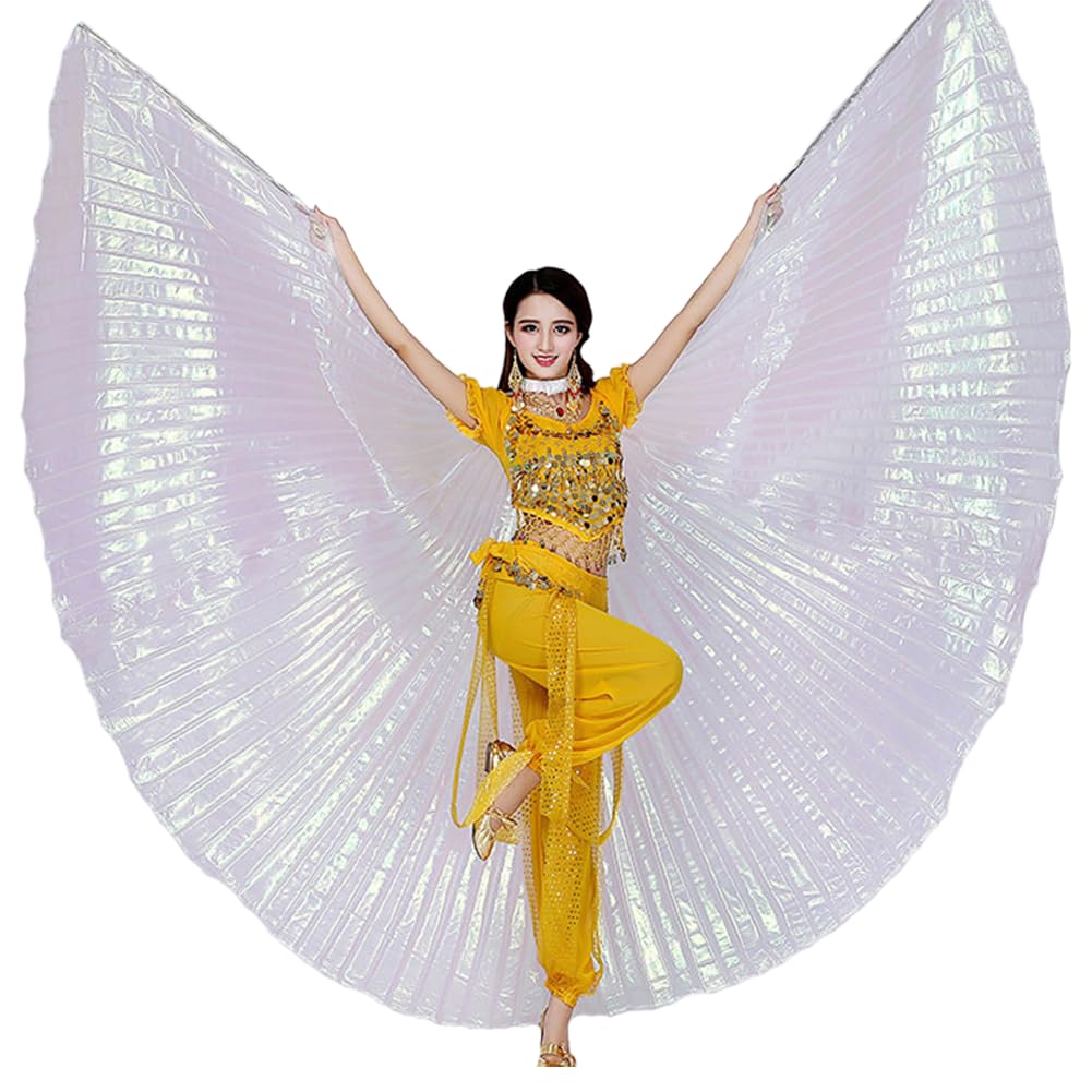 Fibama Women Belly Dance Wings Belly Dance Accessories Oriental Egyptian Halloween Costume Wing Without Sticks