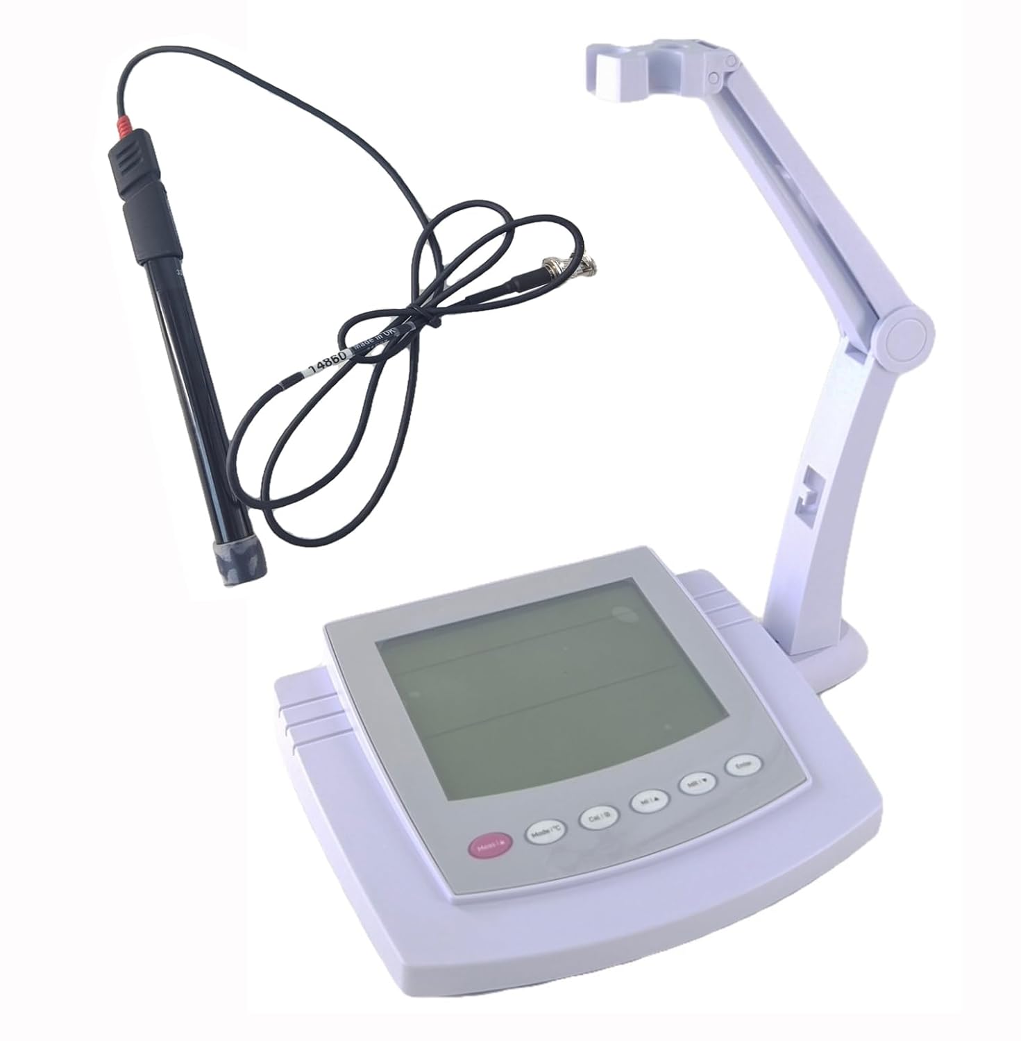 Lab Benchtop pH Meter pH Tester with pH Buffer Reagents 1 to 3 Points Calibration Range -1.00 to 15.00pH Accuracy 0.01pH for Chemical Experiments and Routine Measurements and Quality Controls