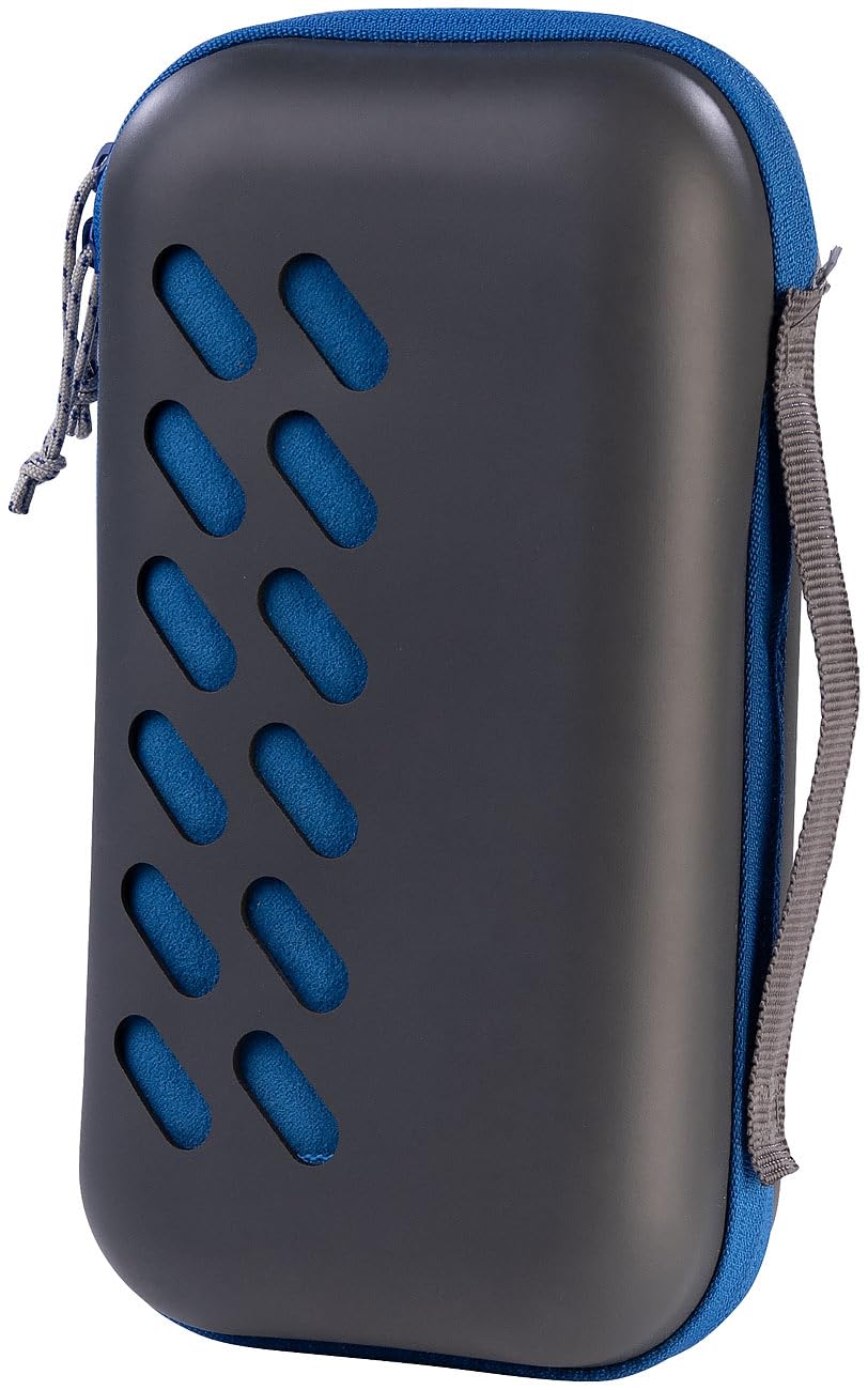 Pearl asciugamani micro: Asciugamano in microfibra, con tasca, asciugatura rapida, blu (asciugamani in microfibra per esterni, asciugamano da trekking)