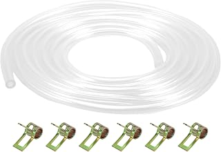 1 Set 3mmx6mm Universal 6.5ft Petrol Fuel Line Gas Line Pipe Hose Plastic Clear