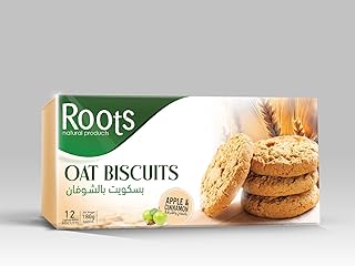 بسكويت الشوفان بالقرفة والتفاح من روتس، 12 قطعة