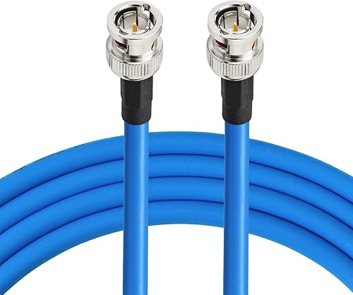 Superbat Cable SDI BNC 3G6G12G (Belden 1694A), 10FT15FT30FT50FT100FT200FT, compatible con HD-SDI3G-SDI4K8K, cable de video SDI de precisión (1