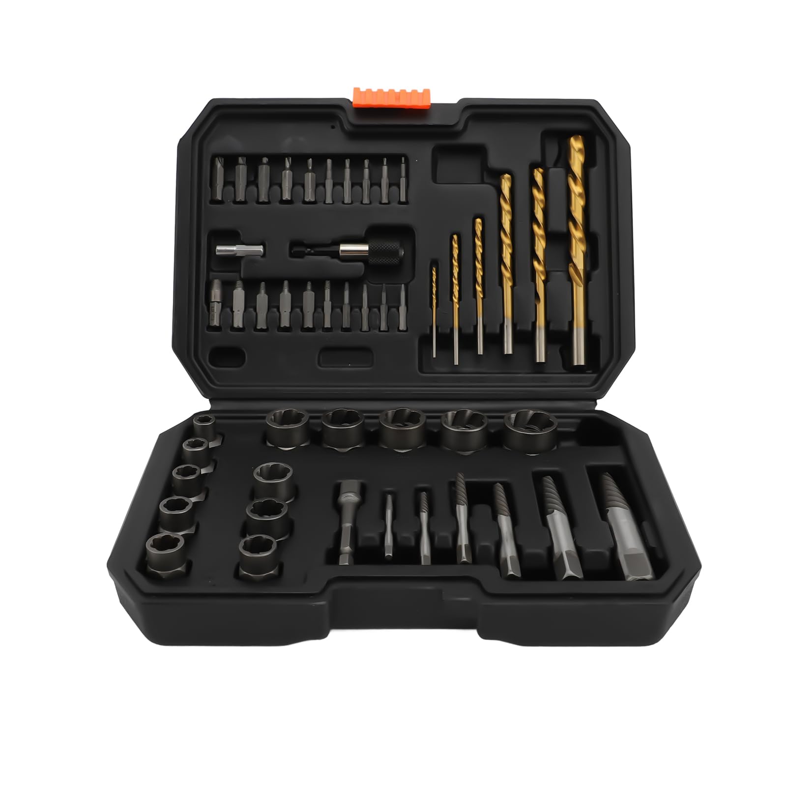 Bolt Extractor Set, Damaged Screw Remover Set, Screw Extractor Kit for Deep Screw Remover Kit, Drilling and Extraction Inserts