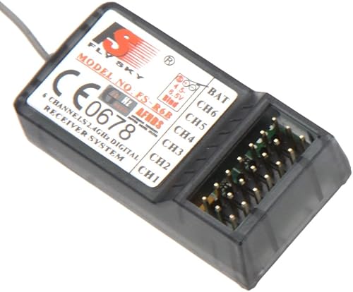goolsky Flysky 2.4Ghz 6CH Receptor FS-R6B para FlySky TH9X FS-CT6B FS-T6transmisor