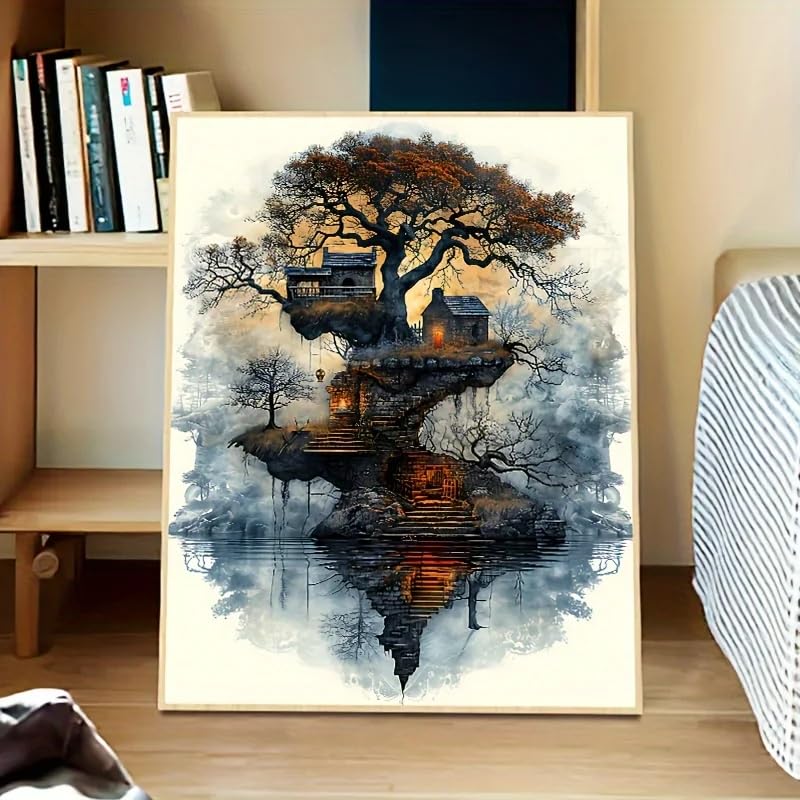 Peinture numérique arbre pour peindre facilement sans savoir dessiner