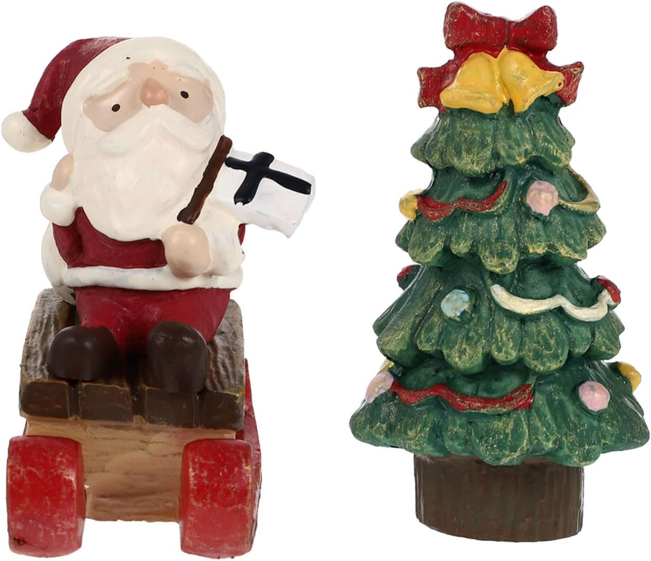 Ledmomo 3ピースクリスマス水族館の装飾樹脂サンタクロースクリスマスツリー置物の造りの造園の装飾テーブルデスク水族館の装飾 値引き 混色 Ledmomo 3ピースクリスマス水族館の装飾樹脂サンタクロースクリスマスツリー置物の造りの造園の装飾テーブルデスク水族館の装飾 値引き 混色
