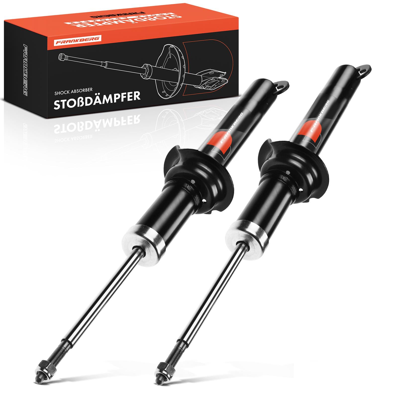 Frankberg 2x Ammortizzatori per sospensioni Ammortizzatori per telaio Anteriore sinistro destro 472mm Pressione del gas Compatibile con 147 937 GT 937 156 Sportwagon 932 156 932 50515466,60671076