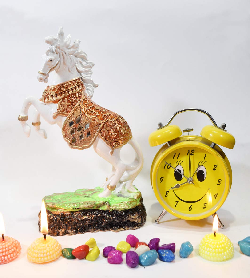 Golden Horse Statue - Wealth & Success Decor -22