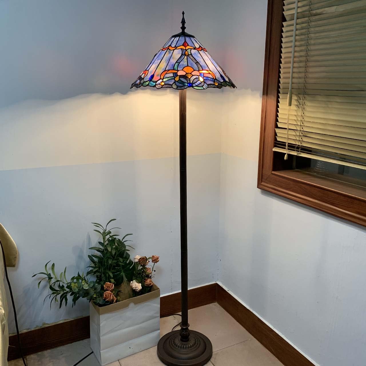 Amazon | Bieye照明L10687 バロック フロアスタンドランプ ステンド