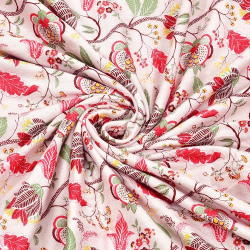 Image of Home Ecstasy 100% Cotton Mulmul Reversible Dohar for Double Bed 210 GSM (86 x 88 inches), Pink