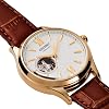 Orient RN-AG0728S Reloj automático para mujer, mecánico, automático, corazón abierto, color de esfera - blanco, reloj clásico de dama 3