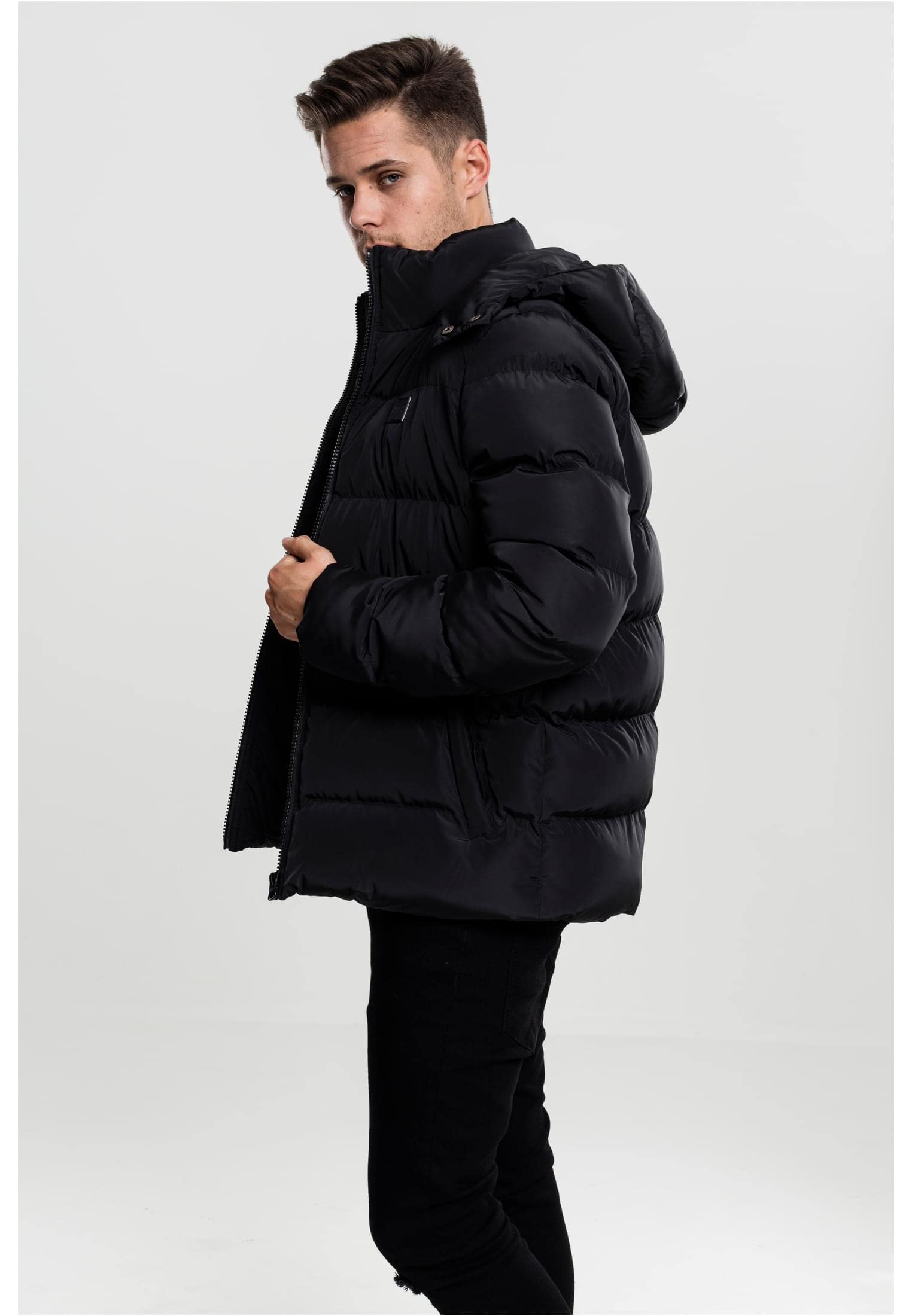 Urban Classics Herren Hooded Puffer Jacket