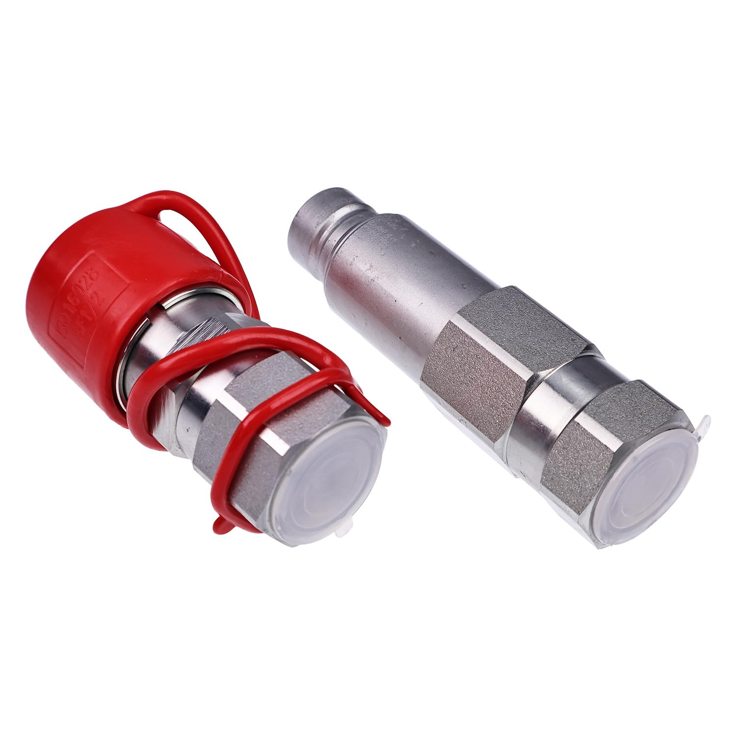 Bobcat Hydraulic Coupler Male & Female Flat Face Quick Coupler Kit ...