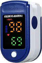 Hlily Clipe de dedo P-ulse O-xímetro L-ED Tela colorida Mini SpO2 Saturação de Oxigênio Medição de Taxa de Pulso Mini Portátil para Uso Diário Cuidados Saudáveis