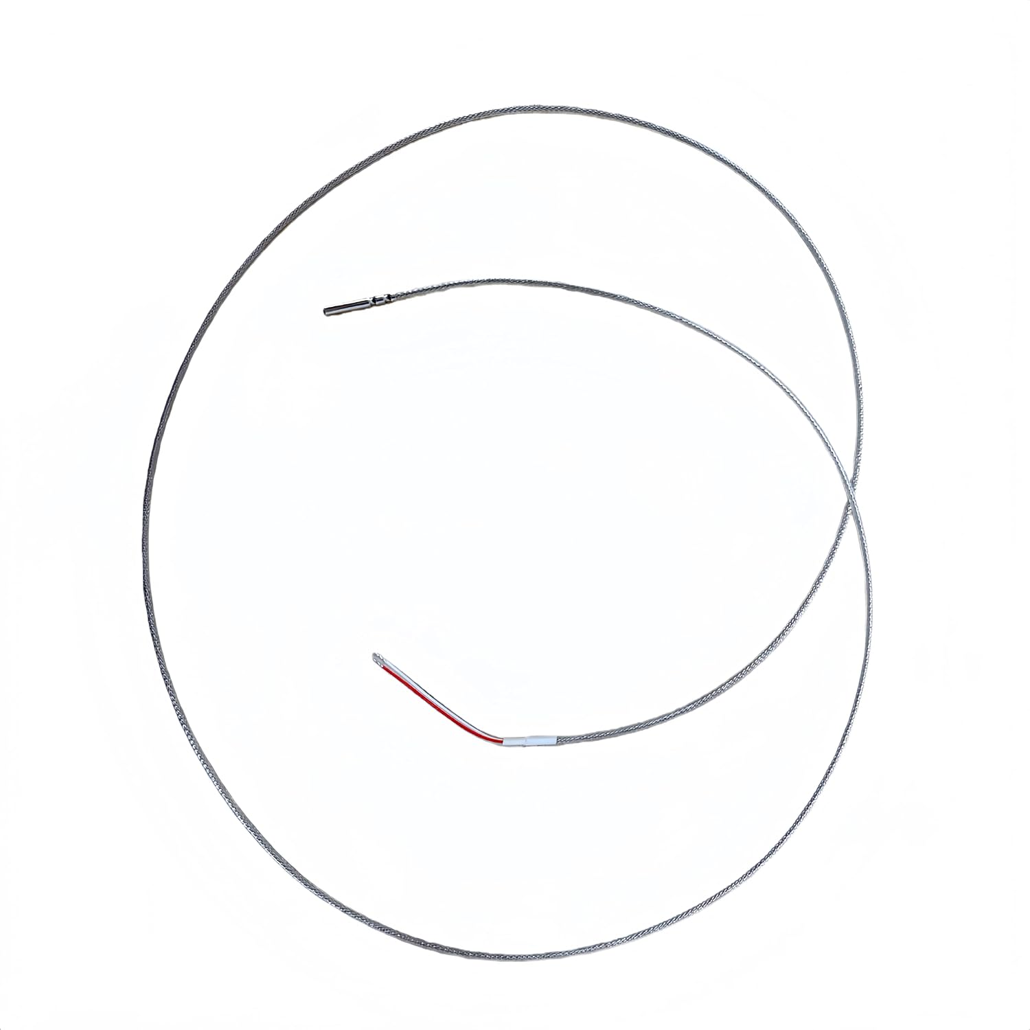 PT100 PT1000 RTD Platinum Resistance Sensor 2 Wires Thermocouple Φ3*20mm (PT100 Grade A 1M)