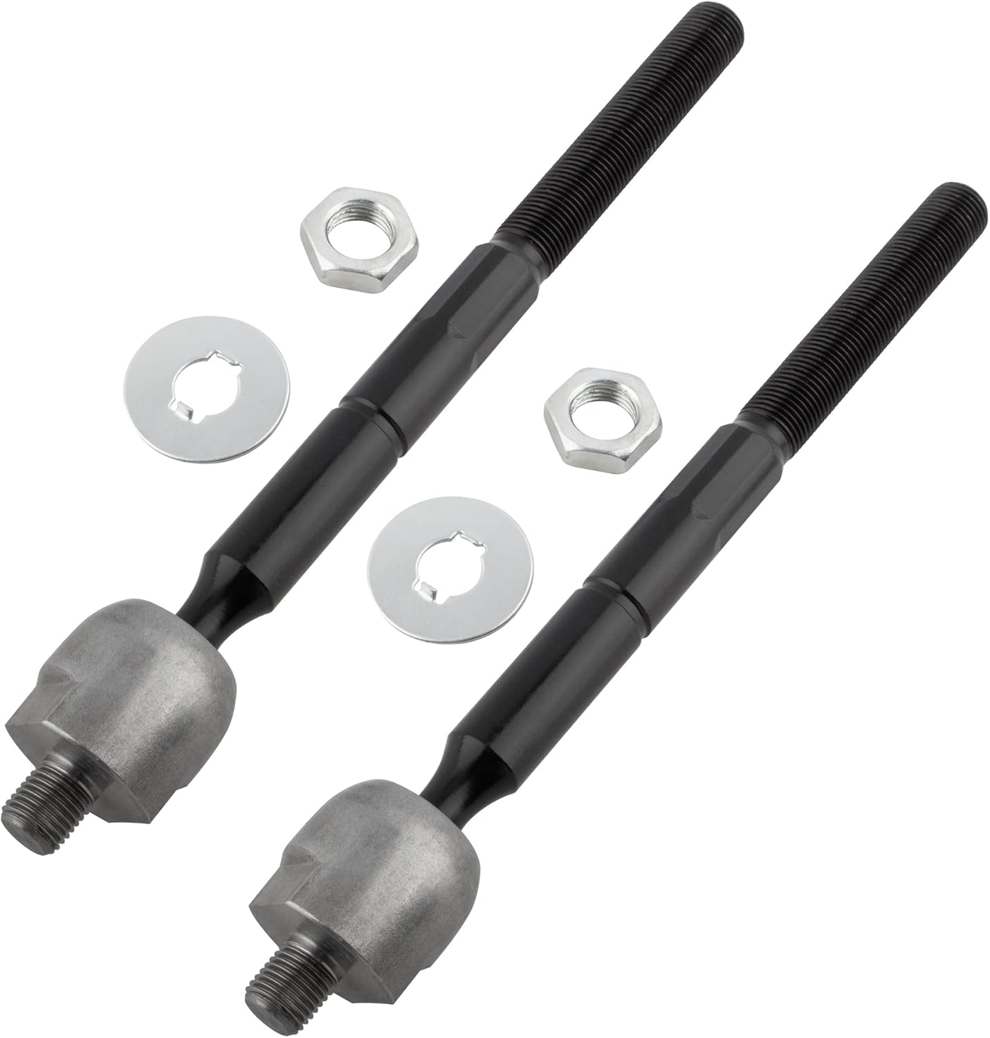 BOXI (Set of 4) Front Inner & Outer Tie Rod End Links Fit for Toyota Sienna 2004 2005 2006 2007 2008 2009 2010 | Replaces ES80626 ES80627 EV80893