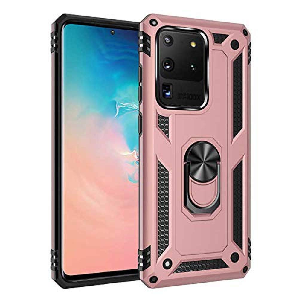 Zore Samsung Galaxy S20 Ultra Vega ile Uyumlu Silikon Rose Gold Cep Telefonu Kılıfı