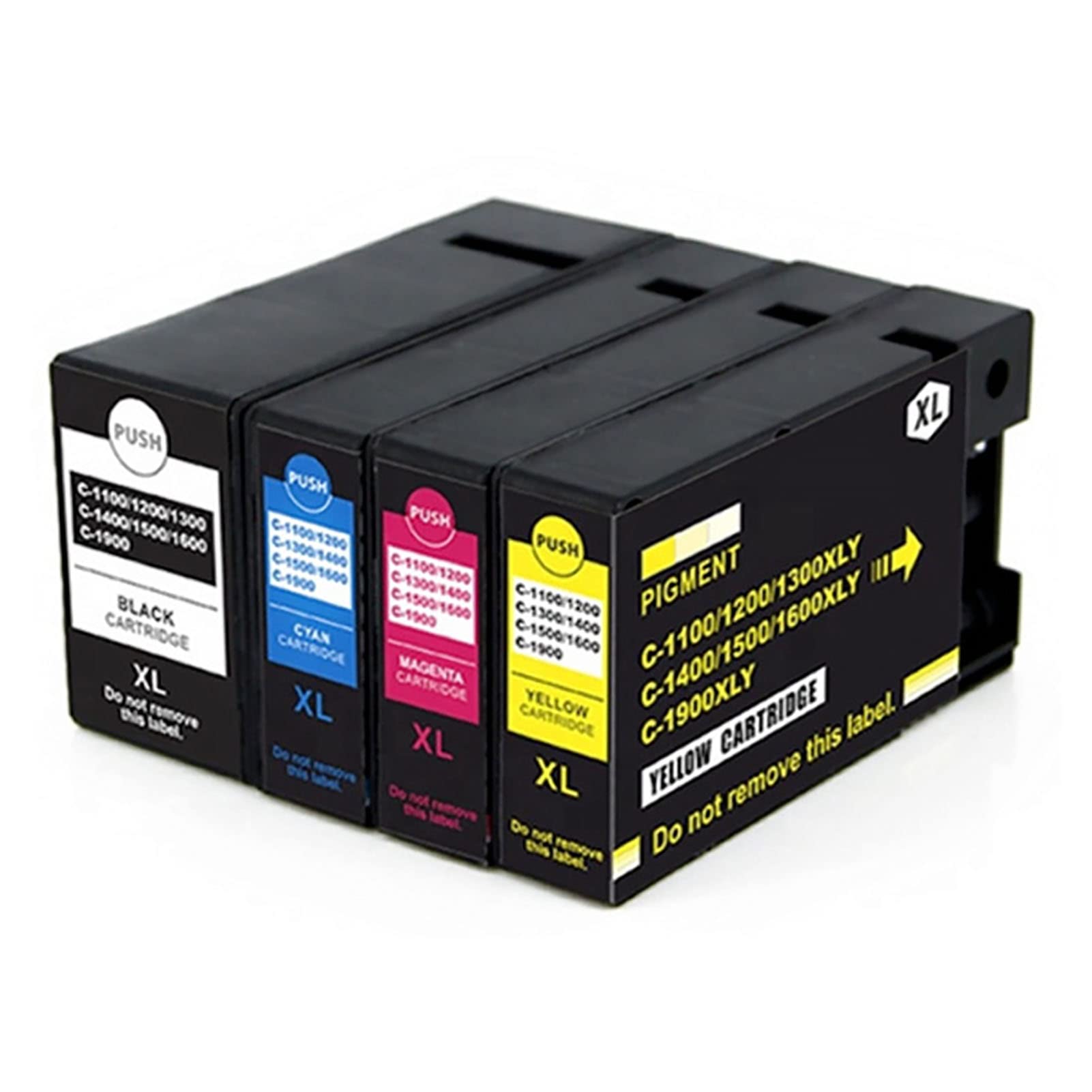 GPKOL PGI-1200 Compatible Ink Cartridge Replacement for Canon PGI-1400XL for Canon MAXIFY MB2040 MB2340 (1 Black, 1 Cyan, 1 Magenta, 1 Yellow, 4 Pack) 4 Pack