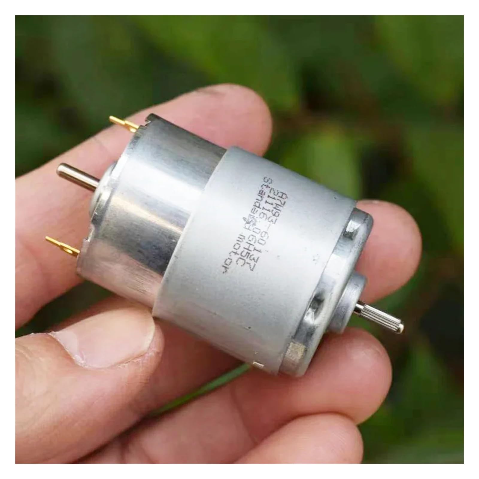 LHAOEEEYG Double Shaft 385 Electronic Starter DC 12V-24V 10500RPM 2.3mm Shaft Carbon Brush