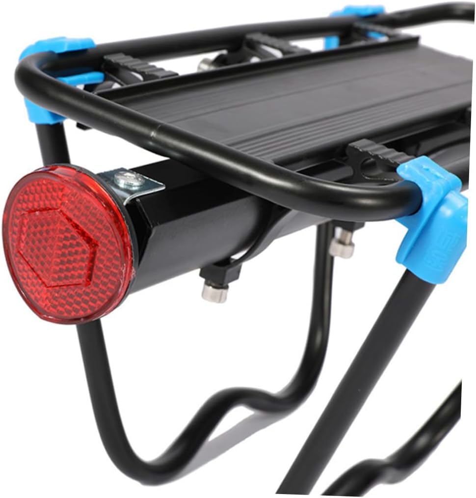 DECHOUS Bike Rear Shelf Cargo Rack for Mountain Bikes with Installation Tool and English Manual Sturdy Back Stand for Outdoor Cycling and Touring