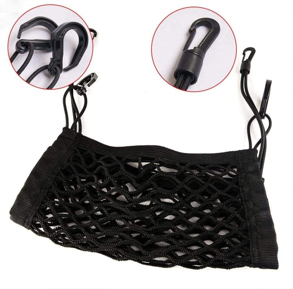Samip Car Mesh Organizer Seat Back Net Bag Barrier of Backseat Kids Children Pet Dog Purse Holder Car Storage Netting Pouch 1